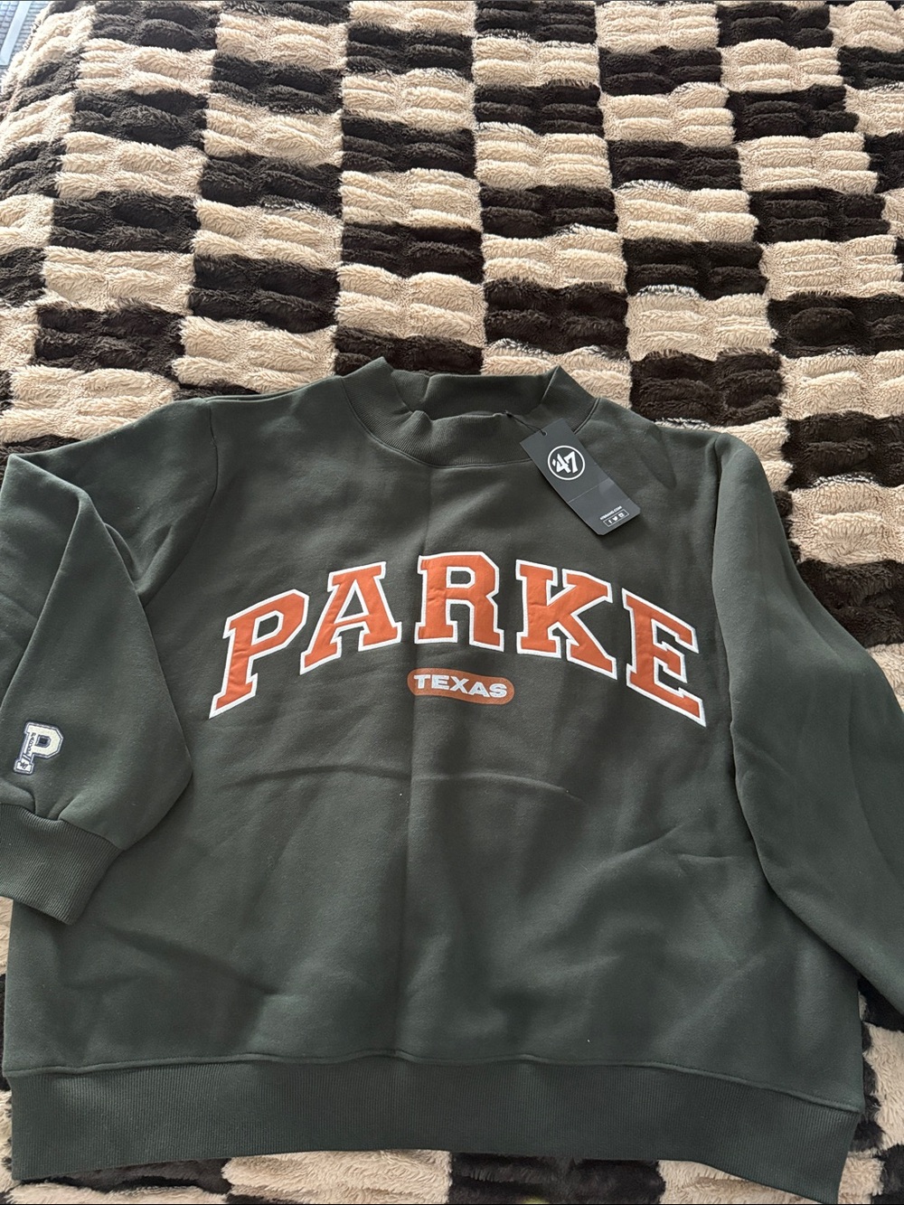 PARKE x ‘47 Texas varsity mockneck L/XL